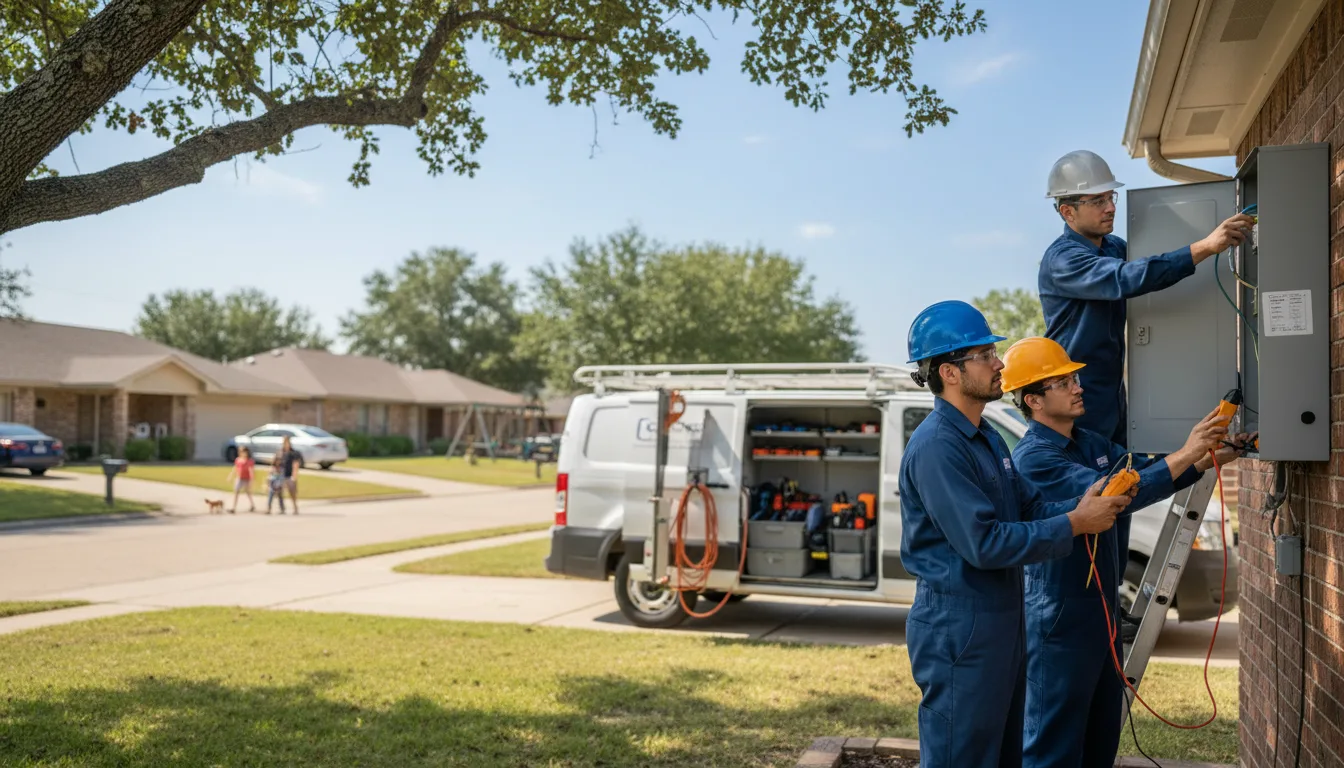 Certified electrician providing emergency electrical services in Borger, TX